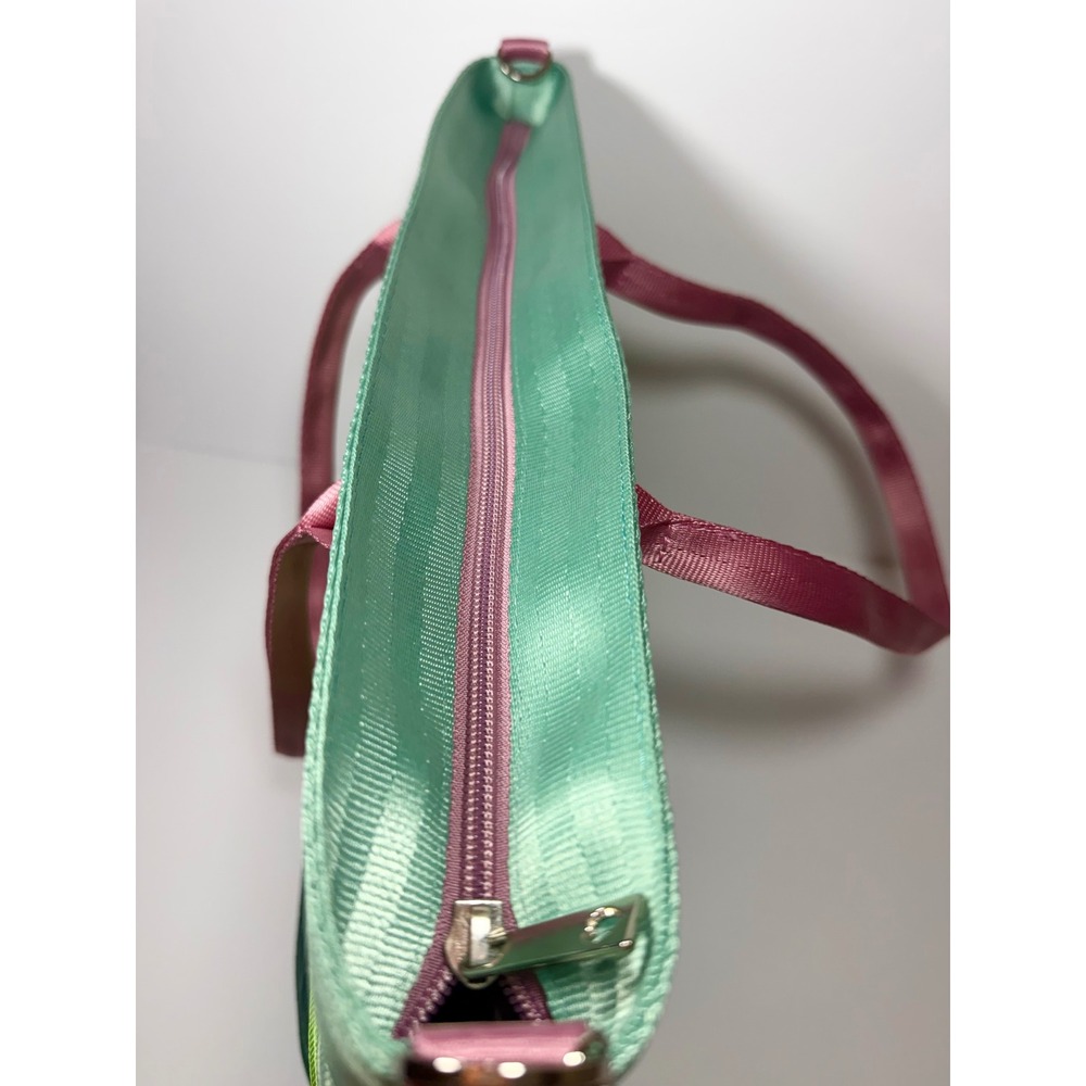 NWT Harveys Seatbelt Bag Love Me So Matcha Medium Streamline Tote MST Green Pink - Picture 7 of 13